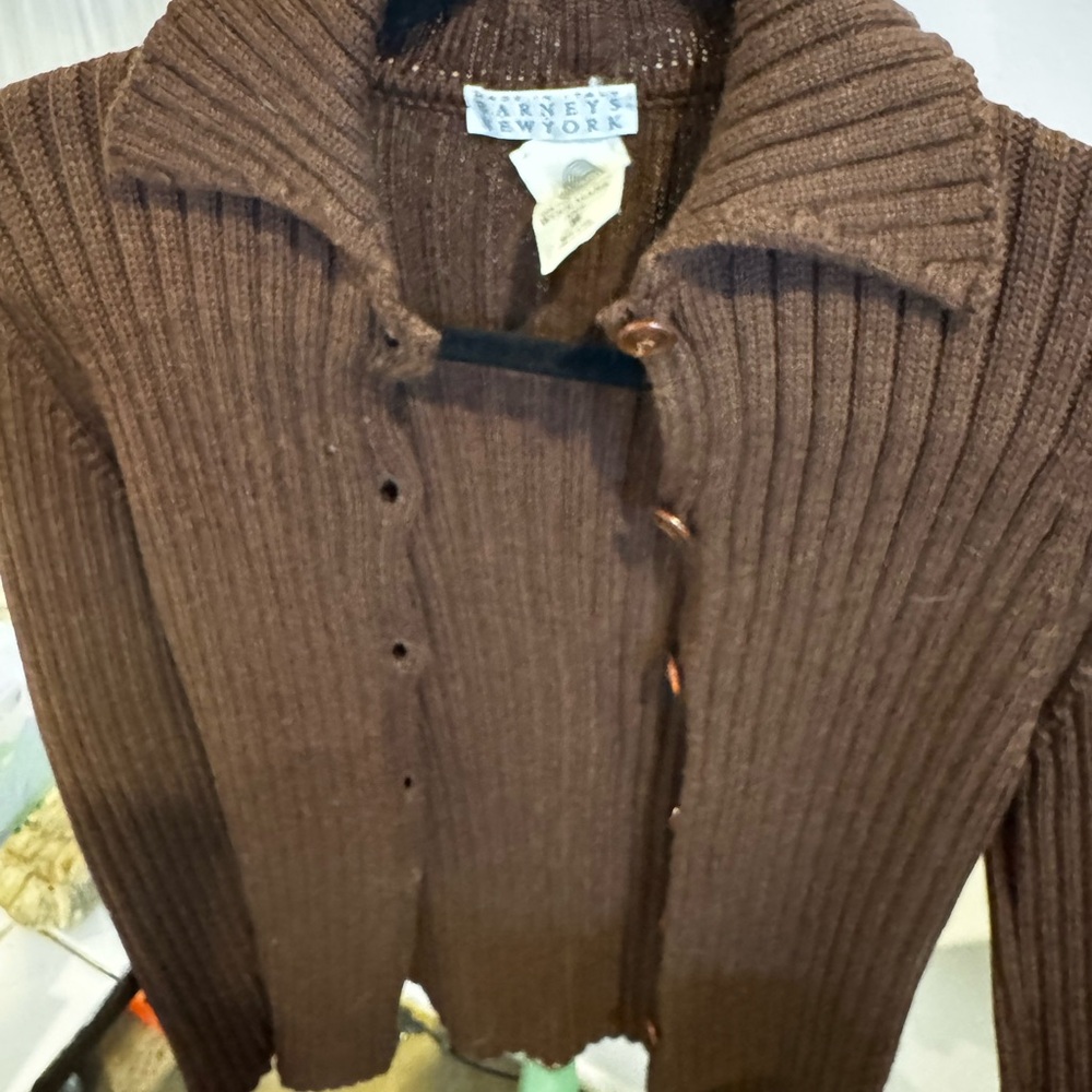 Barney’s, dark brown New Wool Italian